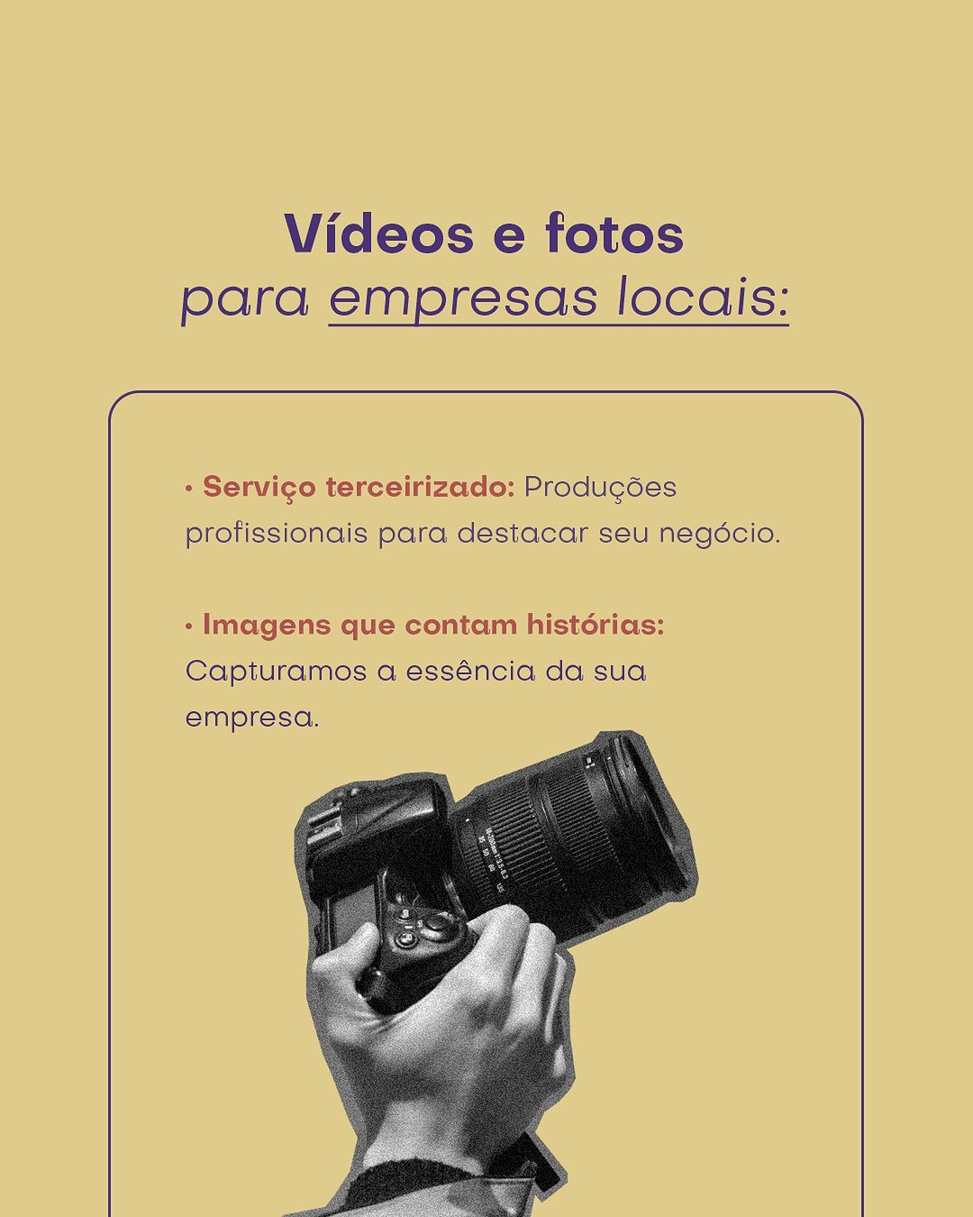 Vídeos e fotos